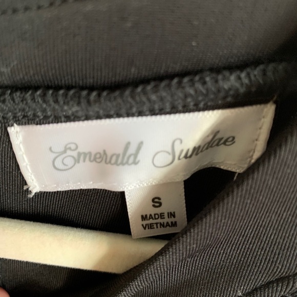 Black high neck dress - Picture 3 of 4